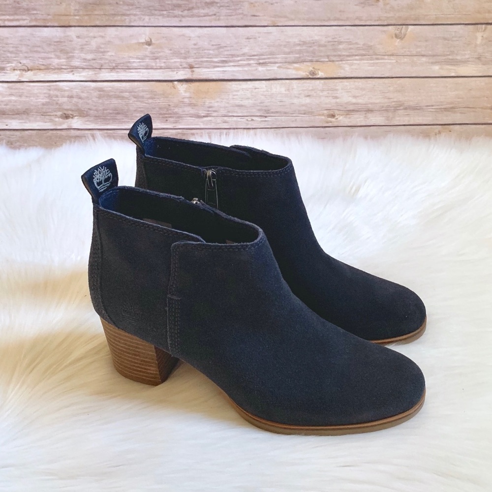 Timberland Dark Blue Eleonor Street Ankle Bootie - Picture 2 of 8